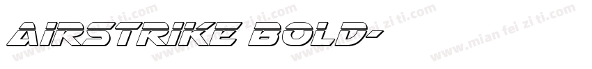 Airstrike Bold字体转换